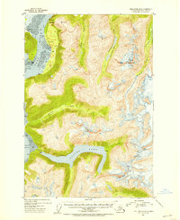 Taku River B-6 1951 topographic map thumbnail