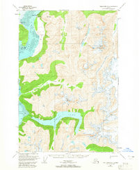 Taku River B-6 1951 topographic map thumbnail