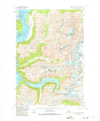 Taku River B-6 1951 topographic map thumbnail