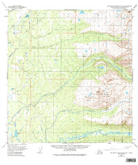 Talkeetna Mountains A-6 1950 topographic map thumbnail