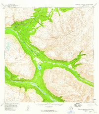 Talkeetna Mountains B-5 1950 topographic map thumbnail