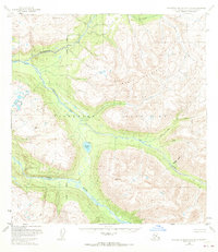 Talkeetna Mountains B-5 1950 topographic map thumbnail