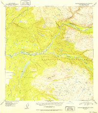 Talkeetna Mountains B-6 topographic map thumbnail