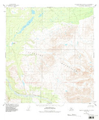 Talkeetna Mountains C-4 1951 topographic map thumbnail