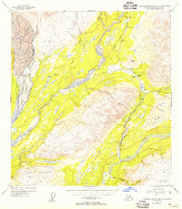 Talkeetna Mountains D-6 1949 topographic map thumbnail