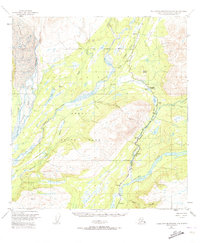 Talkeetna Mountains D-6 1951 topographic map thumbnail