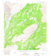 Talkeetna Mountains D-6 1951 topographic map thumbnail