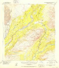 Talkeetna Mountains D-6 topographic map thumbnail