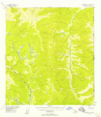 Tanacross A-1 1952 topographic map thumbnail