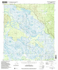 Tanacross A-3 1948 topographic map thumbnail