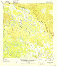 Tanacross A-3 1952 topographic map thumbnail