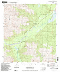 Tanacross A-5 1948 topographic map thumbnail