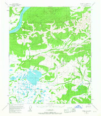 Tanana A-3 1953 topographic map thumbnail