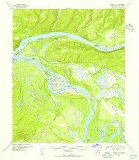 Tanana A-4 topographic map thumbnail