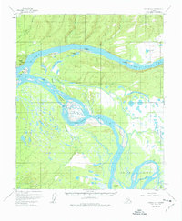 Tanana A-4 1952 topographic map thumbnail