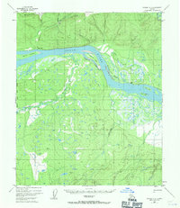 Tanana A-6 1952 topographic map thumbnail