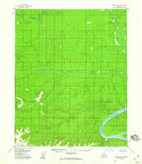 Tanana D-1 1956 topographic map thumbnail