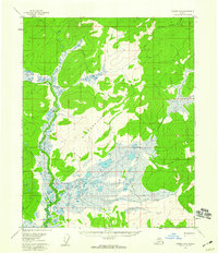 Tanana D-6 1956 topographic map thumbnail