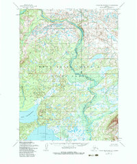 Taylor Mountains A-7 1954 topographic map thumbnail