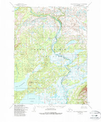 Taylor Mountains A-7 1954 topographic map thumbnail