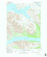 Taylor Mountains A-8 1954 topographic map thumbnail