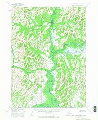 Taylor Mountains B-4 1954 topographic map thumbnail