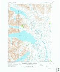 Taylor Mountains B-8 1954 topographic map thumbnail