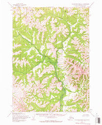 Taylor Mountains C-4 1954 topographic map thumbnail