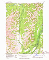 Taylor Mountains C-7 1954 topographic map thumbnail