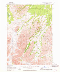Taylor Mountains C-8 1954 topographic map thumbnail