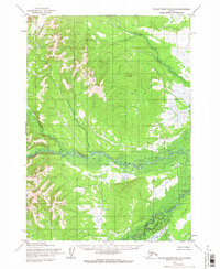 Taylor Mountains D-6 1954 topographic map thumbnail