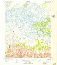 Teller A-1 1950 topographic map thumbnail