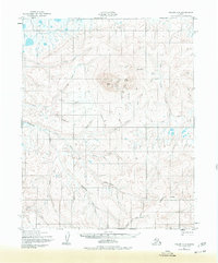 Teller D-3 1950 topographic map thumbnail