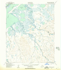 Teller D-4 1950 topographic map thumbnail