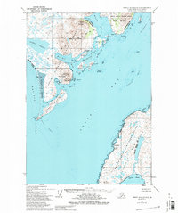 Trinity Islands D-1 1952 topographic map thumbnail