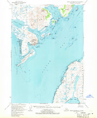 Trinity Islands D-1 1952 topographic map thumbnail