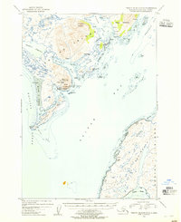 Trinity Islands D-1 1954 topographic map thumbnail