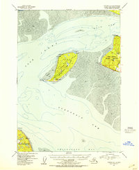 Tyonek A-1 1952 topographic map thumbnail