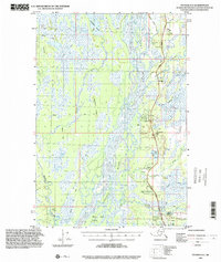 Tyonek D-1 1993 topographic map thumbnail