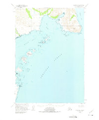 Ugashik B-1 1951 topographic map thumbnail