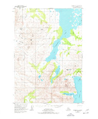 Ugashik C-1 1951 topographic map thumbnail