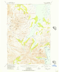 Ugashik C-1 1951 topographic map thumbnail