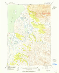 Ugashik C-2 1951 topographic map thumbnail