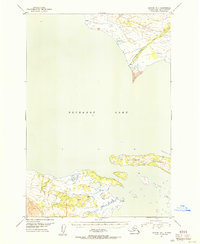 Ugashik D-1 1951 topographic map thumbnail
