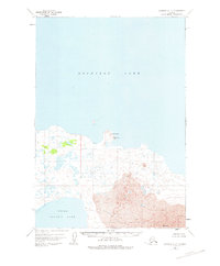 Ugashik D-2 1951 topographic map thumbnail
