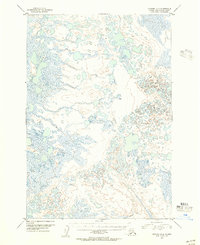 Ugashik D-4 1951 topographic map thumbnail