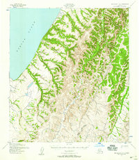 Unalakleet C-4 1952 topographic map thumbnail