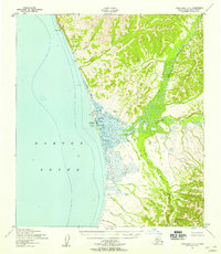 Unalakleet D-4 1950 topographic map thumbnail