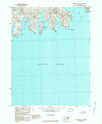 Unalaska A-3 1989 topographic map thumbnail