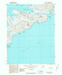 Unalaska A-4 1989 topographic map thumbnail